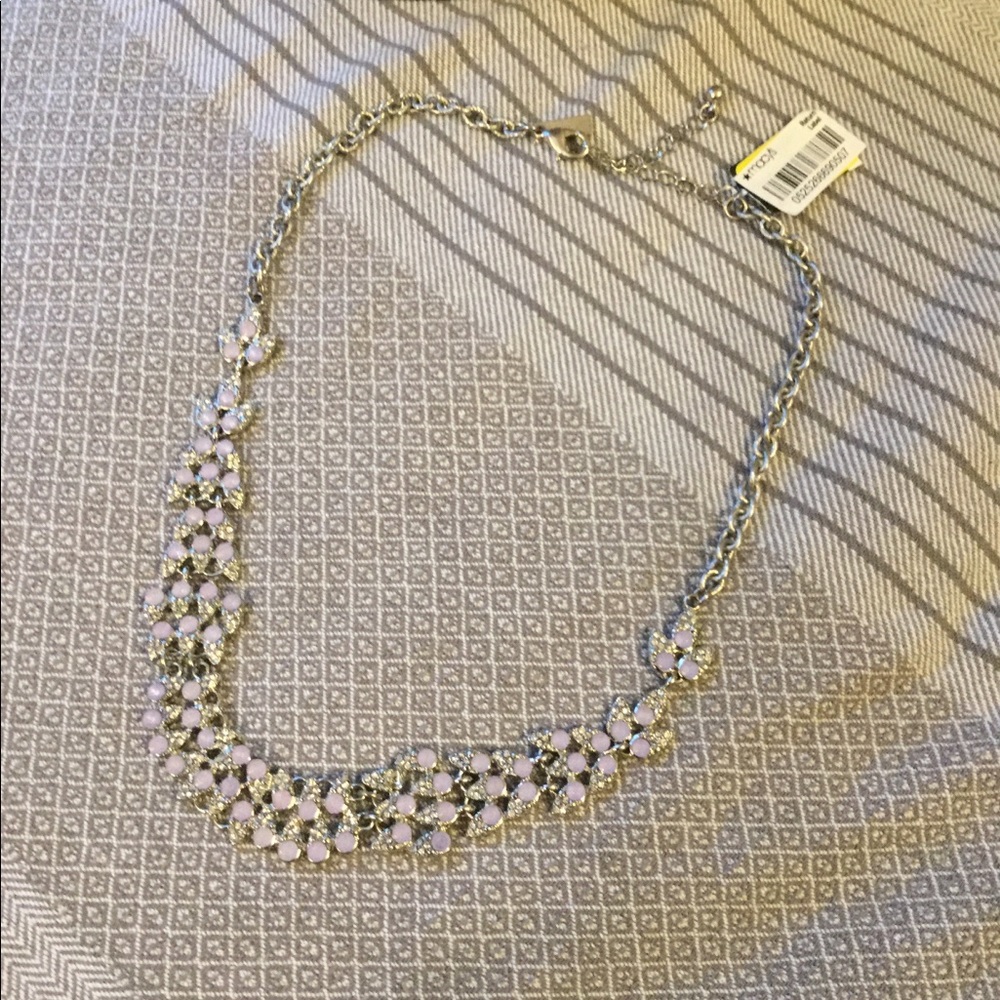 Lavender colored necklace